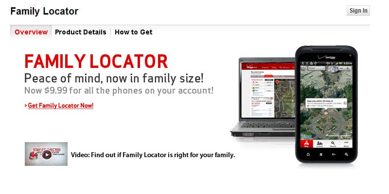 Verizon Family Locator